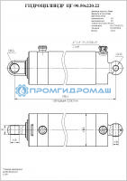 Гидроцилиндр ЦГ-90.50х220.22