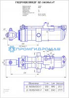 Гидроцилиндр ЦГ-160.80х1250.47