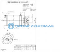 Гидроцилиндр ЦГ-260.160х1000.55.000СБ
