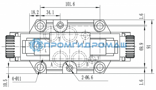 Гидрораспределитель ВЕХ16 14 Г24