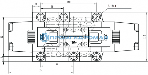 Гидрораспределитель 1Р203 АЛ1-44 Г24